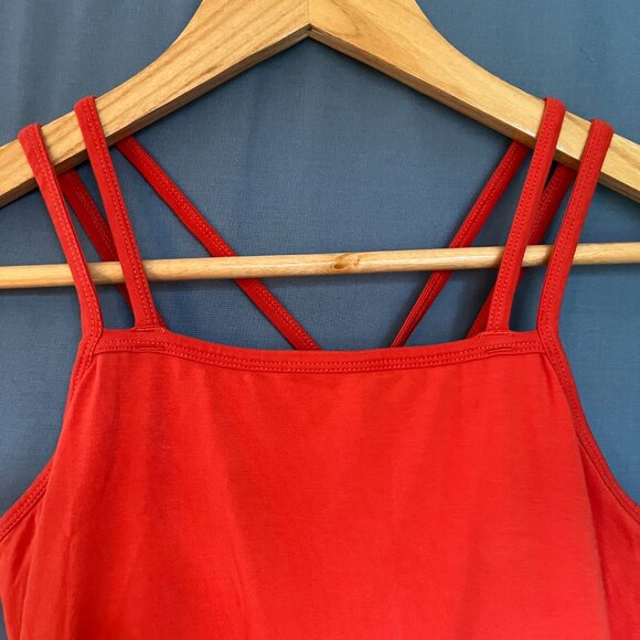 Pact Spaghetti Strap Organic Cotton Fit Flare Dress - Picture 4 of 8